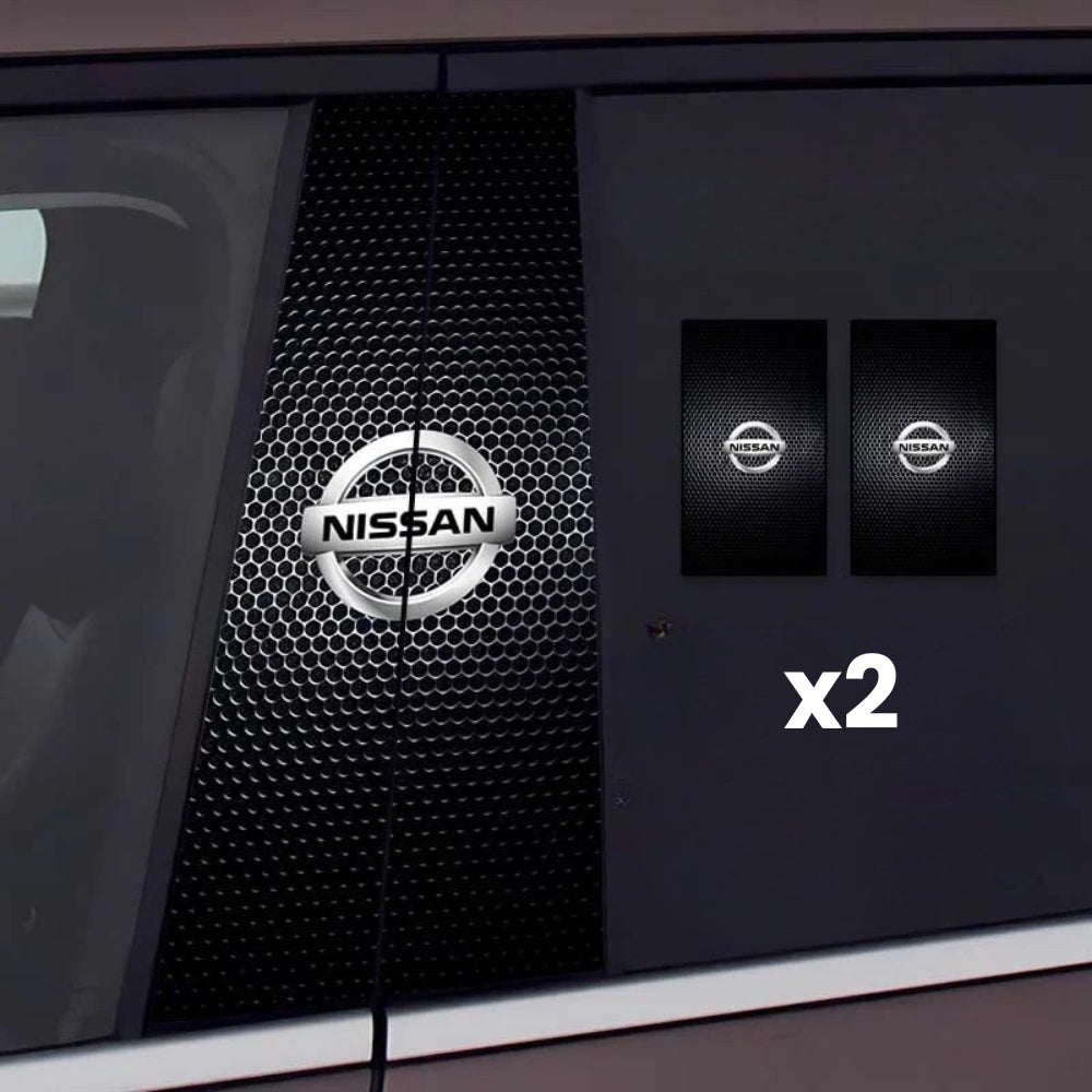 2x Auton ikkunatarrat logolla