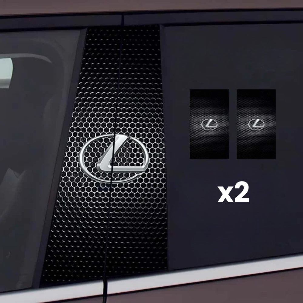 2x Auton ikkunatarrat logolla