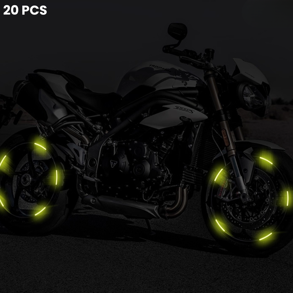 Protetor de roda iluminado de 20 peças com logótipo